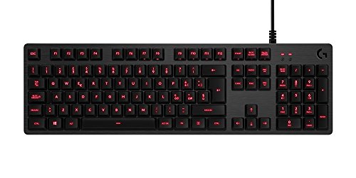 Logitech G413 Teclado Gaming Mecánico, Teclas Retroiluminadas, Teclas Romer-G Táctil, Aleación de Aluminio 5052, Personalizable, Conexión de Paso de USB, Disposición QWERTY Italiano, Carbón Logitech G413 Teclado Gaming Mecánico, Teclas Retroiluminadas, Teclas Romer-G Táctil, Aleación de Aluminio 5052, Personalizable, Conexión de Paso de USB, Disposición QWERTY Italiano, Carbón
