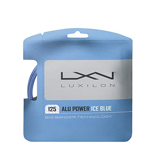 Luxilon Alu Power 125 Cordaje de tenis, 12.2 m, unisex, azul, 1.25 mm