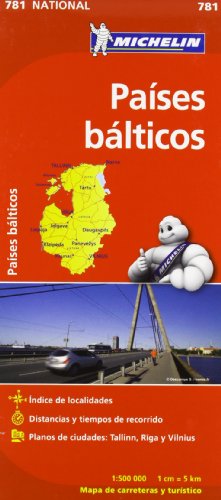 Mapa National Países Bálticos (Mapas National Michelin)