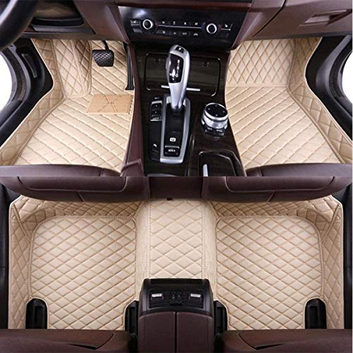 Mat de piso de lujo con estera de cuero personalizado Cobertura completa Cobertura completa y trasera Alfombra Cojín de cojines para Chrysler PT Cruiser 2007-2018 Resistente al rasguño impermeable Mat de piso de lujo con estera de cuero personalizado Cobertura completa Cobertura completa y trasera Alfombra Cojín de cojines para Chrysler PT Cruiser 2007-2018 Resistente al rasguño impermeable