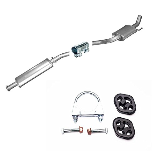 Medio Silenciador de escape Alfa Romeo 147 1.6 2.0 16 V Twins Park + Montaje Ware Medio Silenciador de escape Alfa Romeo 147 1.6 2.0 16 V Twins Park + Montaje Ware