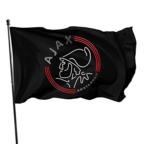 N / A AFC Ajax Amsterdam Club Bandera Bandera Bandera Banner Poliéster Material Jardín Balkon Decoración al aire libre 90 x 150 cm N / A AFC Ajax Amsterdam Club Bandera Bandera Bandera Banner Poliéster Material Jardín Balkon Decoración al aire libre 90 x 150 cm