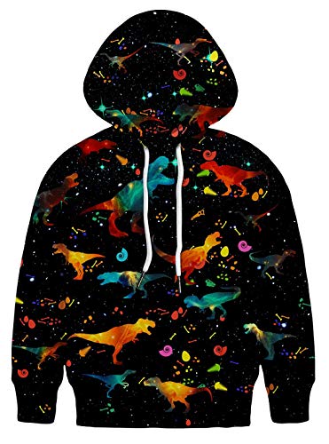 Niños Niñas Galaxy Dinosaur Hoodies Novedad Pullover Sudaderas Jerséis con Capucha A1 M Pack of 1 Niños Niñas Galaxy Dinosaur Hoodies Novedad Pullover Sudaderas Jerséis con Capucha A1 M Pack of 1