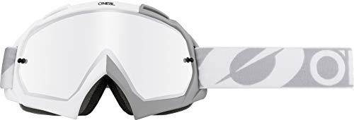 O'Neal | Gafas de Motocross | MX MTB DH FR Downhill Freeride | Lentes 3D de 1,2 mm de alta calidad para la máxima claridad, protección UV | Gafas B-10 | Unisex | Espejo Blanco Gris | Talla Única O'Neal | Gafas de Motocross | MX MTB DH FR Downhill Freeride | Lentes 3D de 1,2 mm de alta calidad para la máxima claridad, protección UV | Gafas B-10 | Unisex | Espejo Blanco Gris | Talla Única