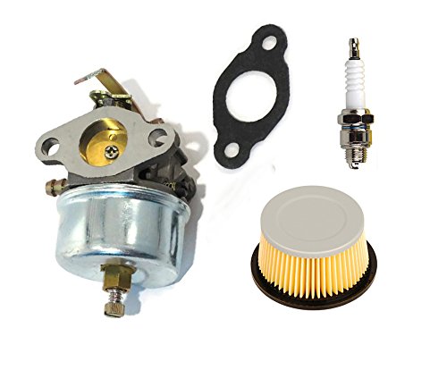 oxoxo 632230 632272 carbure Tor Carb Kit with 30727 30604 Air Filter Gasket Spark Plug for Tecumseh H30 H50 H60 HH60 Engines