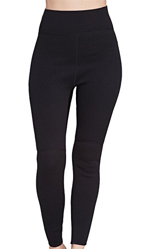 Pantalones de Neopreno de Neopreno de 2 mm para Mujer Buceo Snorkel Scuba Surf Pantalones de Canoa (Black, S)
