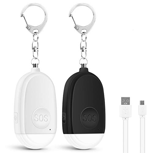 PHYSEN Sirena de Alarma Personal para Autodefensa, 130dB Llavero con Alarma de Autodefensa con Linterna LED Equipo de protección Personal de Emergencia Seguridad para Mujeres, niñas, niños y Ancianos PHYSEN Sirena de Alarma Personal para Autodefensa, 130dB Llavero con Alarma de Autodefensa con Linterna LED Equipo de protección Personal de Emergencia Seguridad para Mujeres, niñas, niños y Ancianos
