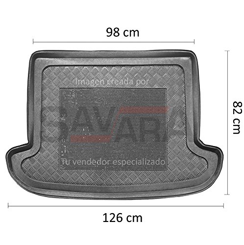 Protector de maletero específico para Kia Sportage IV QL (2016-) - Antiderrames, antideslizante, lavable. Cubeta, alfombra de plástico