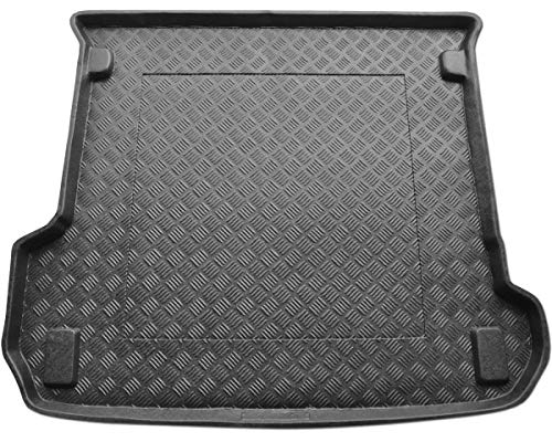 Protector Maletero PVC Compatible con Audi Q7 Version 7 Plazas (3º Fila de Asientos Tumbada) (Desde 2015) + Regalo | Alfombrilla Maletero Coche Accesorios | Ideal para Perro Mascotas