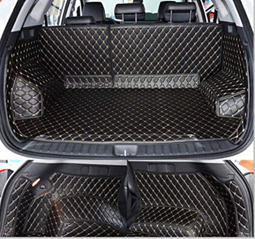 QIONGS Alfombrillas para Maletero de Coche Hyundai Tucson 2019 de Carga Impermeable alfombras Alfombra Buque de Arranque para Tucson 2018-2015, Rojo Vino