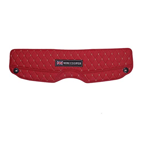 QIQIDIAN Compatible con B-MW Mini Cooper S One F54 F55 F56 F57 F60 F60 Clubman Alfombrillas para Maletero De Coche Alfombras De Cuero Accesorios De Decoración De Estilo Interior,Red Cover Board QIQIDIAN Compatible con B-MW Mini Cooper S One F54 F55 F56 F57 F60 F60 Clubman Alfombrillas para Maletero De Coche Alfombras De Cuero Accesorios De Decoración De Estilo Interior,Red Cover Board