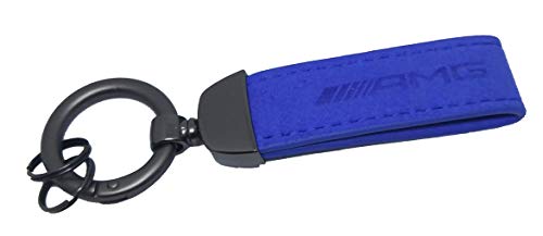smd Llavero Alcantara Compatible con AMG Azul smd Llavero Alcantara Compatible con AMG Azul
