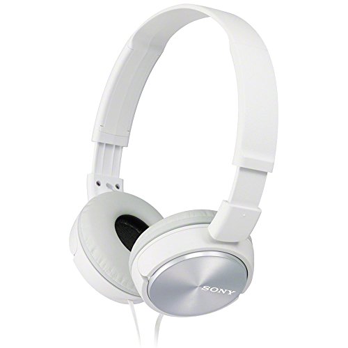 Sony MDR-ZX310W - Auriculares de diadema cerrados (sin micrófono), blanco/gris