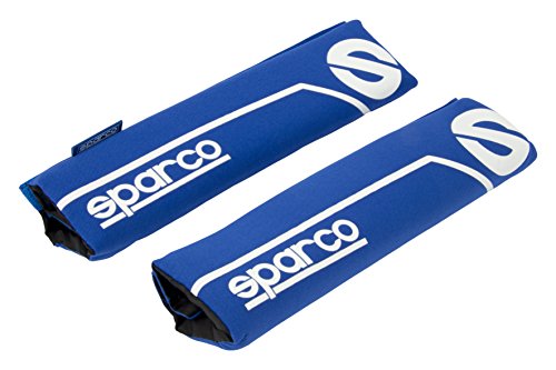 SPC SPC1200 Juego de 2 Almohadillas de cinturón Azul SPARCO
