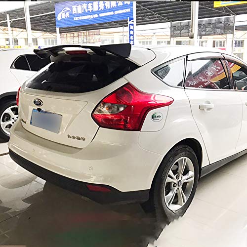 Spoiler Trasero de Material ABS luz para Ford Focus Hatchback Spoiler Universal Binzhi Outlander Fit Wing Tiger Alto Swift SUV Spoiler Trasero Modificado