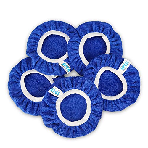 SPTA 5pcs (125-150mm) Almohadillas de Pulido para Coche para pulir capó, Almohadillas de Microfibra Suave MAX Waxer, pulir capó para la mayoría de los pulidores de Coche, Color Azul SPTA 5pcs (125-150mm) Almohadillas de Pulido para Coche para pulir capó, Almohadillas de Microfibra Suave MAX Waxer, pulir capó para la mayoría de los pulidores de Coche, Color Azul