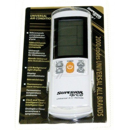 Superior Airco Plus, Mando a distancia universal para aire acondicionado Superior Airco Plus, Mando a distancia universal para aire acondicionado