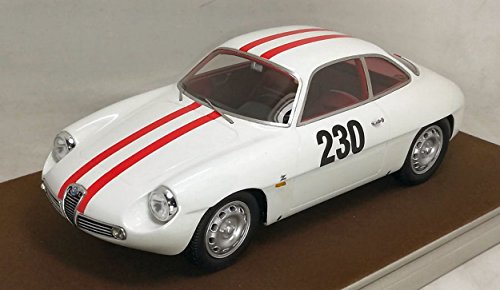 Tecnomodel Compatible con Alfa Romeo Giulietta SZ N.230 FRIBURGO-SCHAUINSLAND 1962 FISCHBABER 1:18 DIECAST TMD1842E