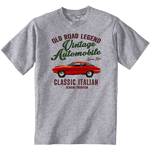 TEESANDENGINES ALFA Romeo Giulia 1600 Sprint Speciale 1 Camiseta gris para hombre Gris gris 4XL
