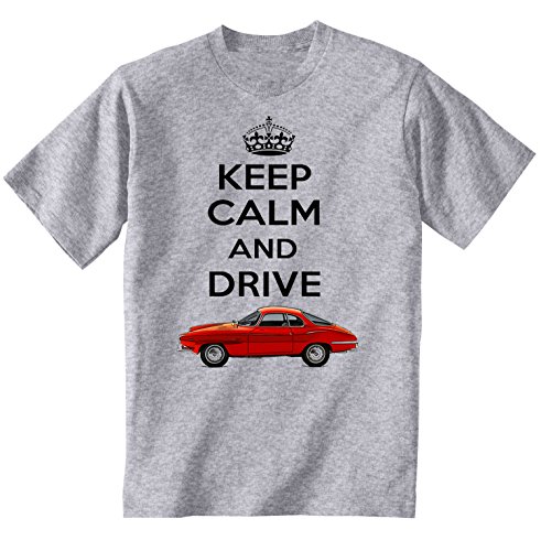 TEESANDENGINES - Camiseta para hombre Alfa Romeo Giulia 1600 Sprint Speciale Keep Calm Grey Gris gris XL