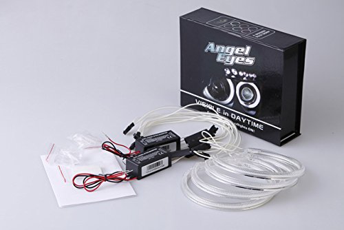 Unipower Kit CCFL Angel Eyes Compatible con BMW E46 Series 3 con Proyectores o Xenons y E36 E38 E39 Aros 4 X 131mm