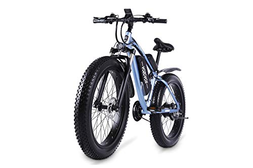 VOZCVOX 1000W Bicicletas eléctricas, Bicicletas eléctricas de Off-Road Fat 26 ”4.0 Bicicleta eléctrica de montaña, Ebike para Adultos