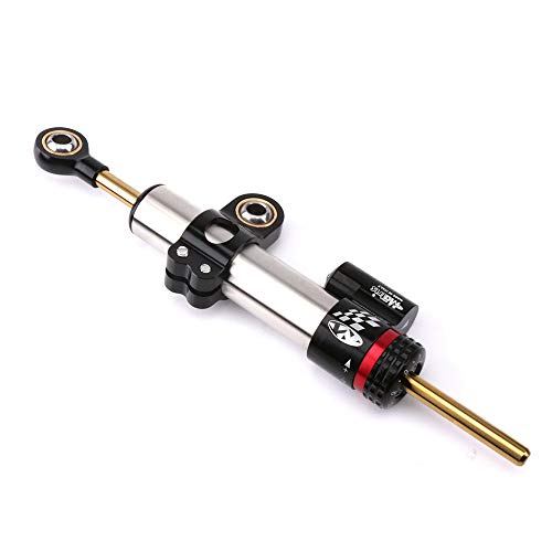 WZJN Estabilizador de Amortiguador de dirección Ajustable de Motocicleta Universal para KTM Duke 200 Suzuki GSXR 600 Honda CBR 600 F4i GSR 750 ZX10R WZJN Estabilizador de Amortiguador de dirección Ajustable de Motocicleta Universal para KTM Duke 200 Suzuki GSXR 600 Honda CBR 600 F4i GSR 750 ZX10R