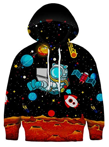 XIOUOUSD Sudaderas con Capucha Unisex para niños 3D Galaxy Lindo Jersey con Estampado gráfico para niños y niñas A1 M Pack of 1 XIOUOUSD Sudaderas con Capucha Unisex para niños 3D Galaxy Lindo Jersey con Estampado gráfico para niños y niñas A1 M Pack of 1