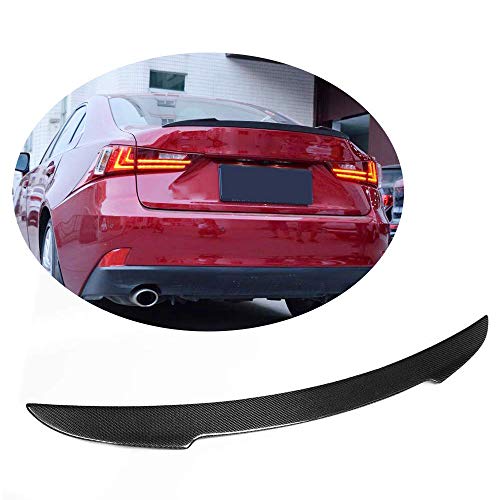 XTT alerón del Maletero se Ajusta a Lexus IS IS200t IS250 IS300 IS350 2013-2018 IS F-Sport 2013 2014 Tapa de Arranque Trasero de Fibra de Carbono Highkick Spoiler Wing Lip