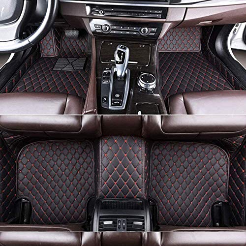 Youthus Alfombrillas De Coche Personalizadas Alfombras De Pie para Audi TT MK1 A1 A2 A3 A4 A5 A6 A7 A8 S4 S5 S8 RS Cobertura Completa Impermeable Antideslizante Alfombra de Cuero Negro Rojo Youthus Alfombrillas De Coche Personalizadas Alfombras De Pie para Audi TT MK1 A1 A2 A3 A4 A5 A6 A7 A8 S4 S5 S8 RS Cobertura Completa Impermeable Antideslizante Alfombra de Cuero Negro Rojo