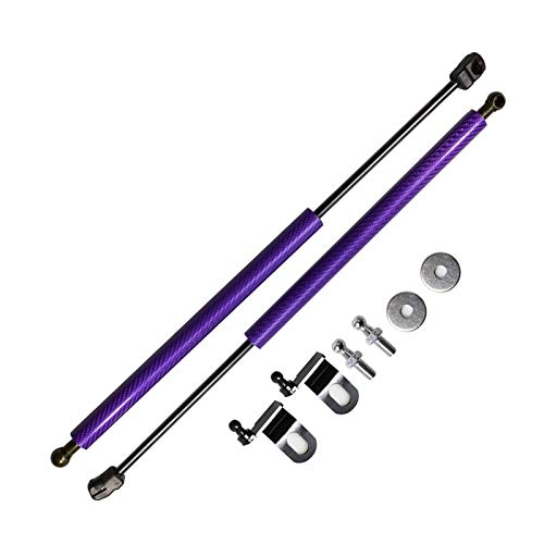ZLLD Amortiguadores de Gas para Daihatsu Copen LA400 2014-2019 para Toyota para Copen GR Sport Front Front Bonnet Bonnet Gas Struts Levantamiento De Amortiguador Elevación Gas (Color : Púrpura)