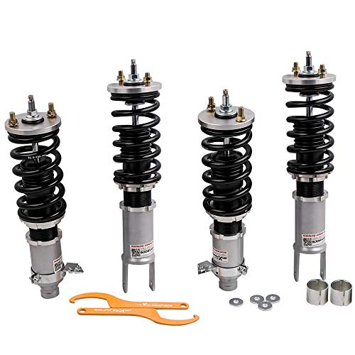 ZYauto Coilover Amortiguador Struts para CRX Civic 1988 1989 1990 1991