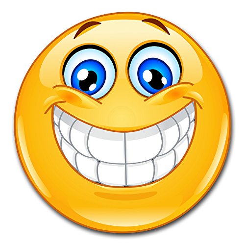1 pegatina-Smiley smile XL | kfz_298 I redonda Ø 20 cm I | pegatina emoticón risas para coche autocaravana tattoo-pared| resistente a la intemperie 1 pegatina-Smiley smile XL | kfz_298 I redonda Ø 20 cm I | pegatina emoticón risas para coche autocaravana tattoo-pared| resistente a la intemperie