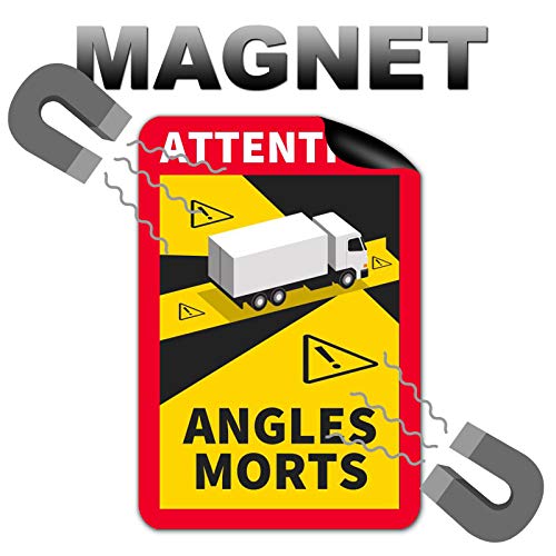 12 placas magnéticas de 25 x 17 cm, para camiones y caravanas, con protección UV