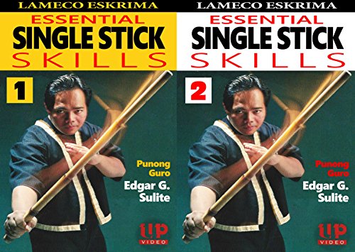 2 DVD Set Lameco Eskrima Essential Single Stick Skills Martial Arts