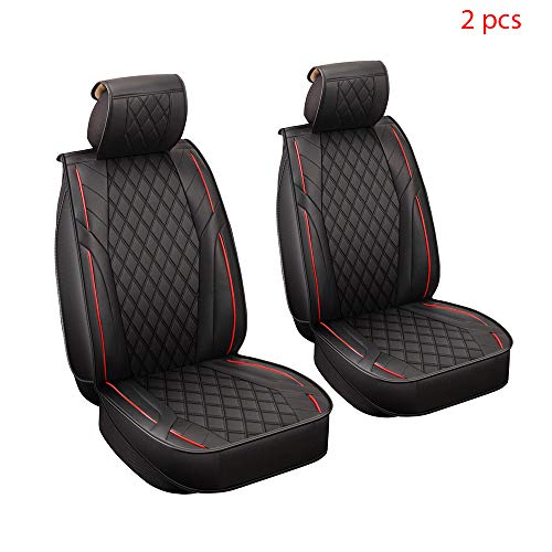 2 fundas para asientos delanteros de coche de piel sintética para interior de coche, para las cuatro estaciones del año, universales, para A1 A3 8P 8V 8L A4 B6 B7 B8 A5 Sportback A6 A7 Q2 Q3 Q5 Q7 Sq5 2 fundas para asientos delanteros de coche de piel sintética para interior de coche, para las cuatro estaciones del año, universales, para A1 A3 8P 8V 8L A4 B6 B7 B8 A5 Sportback A6 A7 Q2 Q3 Q5 Q7 Sq5
