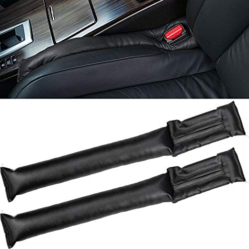 2 Piezas Almohadilla Relleno Brecha Asiento Coche, Tapón de Separación Asiento Automóvil para la Mayoría Modelos de Automóviles - Negro 2 Piezas Almohadilla Relleno Brecha Asiento Coche, Tapón de Separación Asiento Automóvil para la Mayoría Modelos de Automóviles - Negro