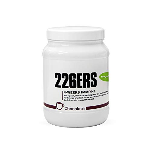 226ERS K-Weeks Immune, Fortalece el Sistema Inmune con Proteína Whey Aislada, Megaflora 9 EVO, Jalea Real y Vitamina B6, Chocolate - 500 gr
