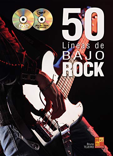 50 líneas de bajo rock - 1 Libro + 1 CD + 1 DVD