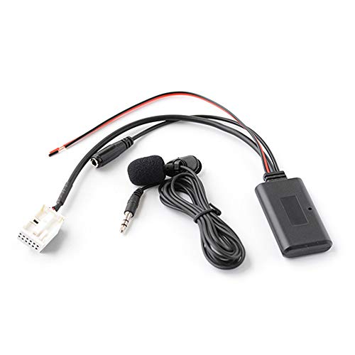 Adaptador de audio auxiliar Bluetooth con micrófono para Peugeot RD4 Radio para Peugeot 207 307 308 407 607 807 Citroen C2 C3 C4 C5 C6 C8 Adaptador de audio auxiliar Bluetooth con micrófono para Peugeot RD4 Radio para Peugeot 207 307 308 407 607 807 Citroen C2 C3 C4 C5 C6 C8