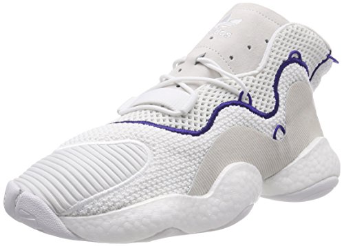 adidas Crazy Byw, Zapatos de Baloncesto Hombre, Blanco (FTWR White/FTWR White/Real Purple S18), 38 EU