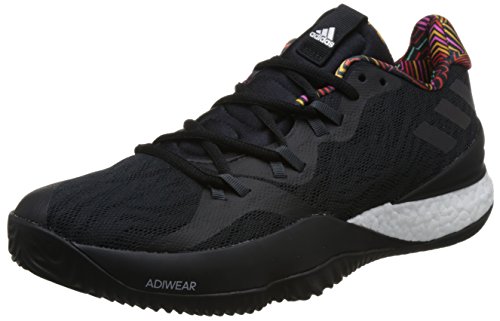 adidas Crazy Light Boost 2018, Zapatos de Baloncesto Hombre, Negro (Core Black/DGH Solid Grey/Core Black), 41 1/3 EU