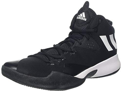 adidas Dual Threat 2017, Zapatillas de Baloncesto Hombre, Negro (Negbas/Ftwbla/Gricin), 39 1/3 EU