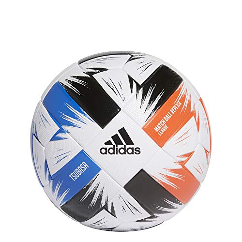 adidas Tsubasa LGE Balón de Fútbol, Men's, White/Solar Red/Glory Blue/Black, 5