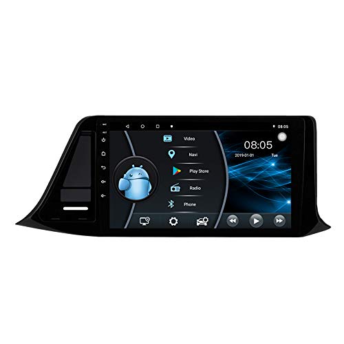 AEBDF Android 10.1 Sistema de navegación GPS de automóvil para Toyota C-HR, Sistema de Audio de Navegación Multimedia de 9 Pulgadas Stereo Stereo Stereo con Juego,4Core WiFi 2+32G