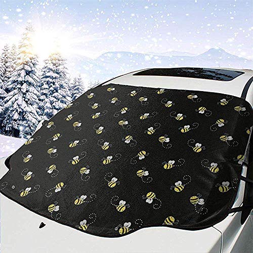 Alice Eva Lovely Bees Car Parabrisas Sun Shade Cover Front Water Sunlight Snow Cover
