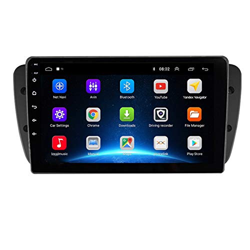 Amimilili Android 9.0 Audio estéreo Reproductor de MP5 HD de 9 Pulgadas con Pantalla táctil para Seat Ibiza 2009-2013 navegación GPS con Bluetooth WiFi SWC,4 Cores WiFi:2+32g
