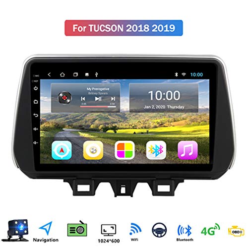 Android 8.1 Car Radio de Navegación GPS para Hyundai Tucson ix35 2018 2019 con 10,1 Pulgada Pantalla Táctil Support WiFi FM Am/MP5 Player/Bluetooth Steering Wheel Control,WiFi: 1+16gb