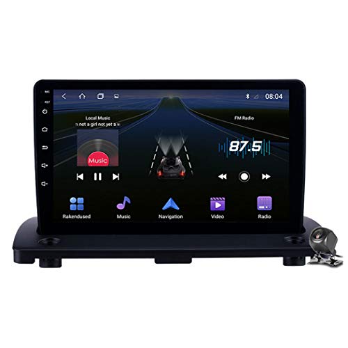 Android 9.1 2 DIN GPS Navegación Respaldo Head Unit para Volvo XC90 2004-2014, 9 Pulgadas Audio Video Player FM/RDS Radio Soporte Mirror-Link BT Control del Volante,8 Core,4G+WiFi: 2+32GB