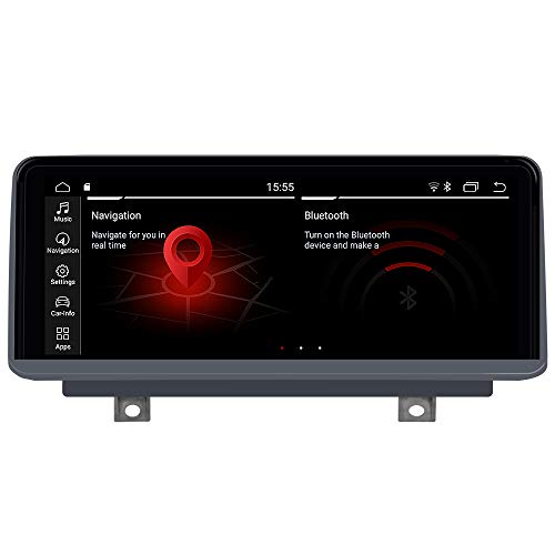 Android9.0 10.25" IPS Monitor de pantalla GPS Navegación Audio Video Stereo Multimedia Player para BMW Serie 3/4 F30 F32 F80 F82 2013-2016 NBT